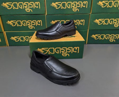 Boot-Style 100% Leather Casual Shoe