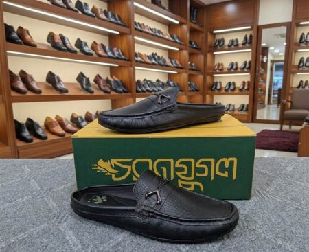 100% Leather Half Shoe