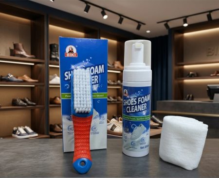 BIKI Shoes Foam Cleaner Combo (Foam Cleaner +Brush+towel )