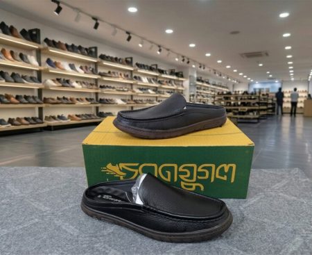 100% Leather Half Shoe