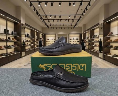 RUN 100% Leather Half Shoe