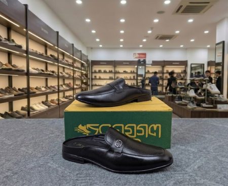 JK 100% Leather Half Shoe
