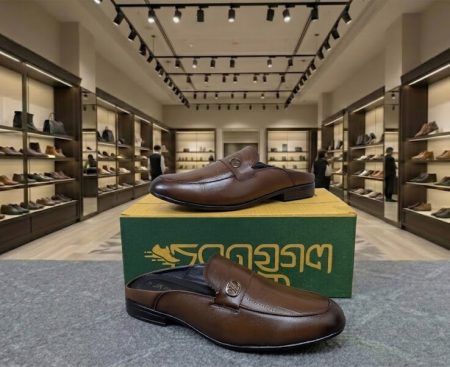 JK 100% Leather Half Shoe