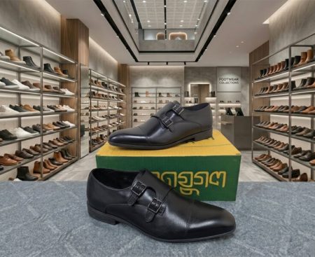 Takeo Double Monk 100% Export Formal Shoe