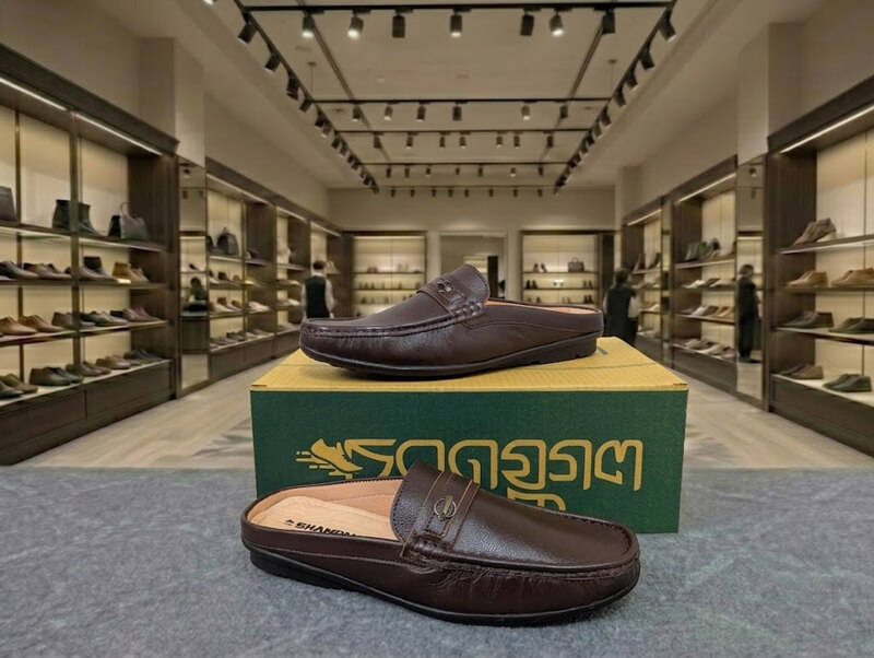 Shampan 100% Leather Half Shoe