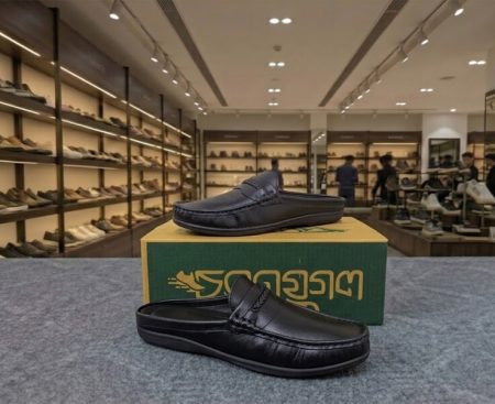 100% Leather Half Shoe