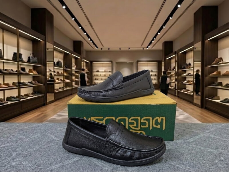 100% Leather Fashionable Loafer