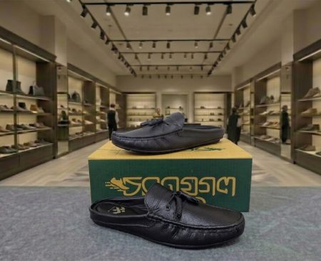 100% Leather Half Shoe