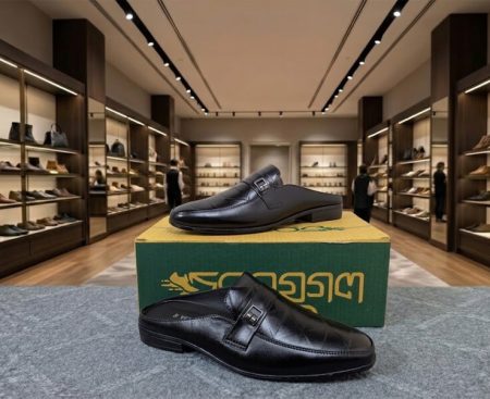 100% Leather Half Shoe