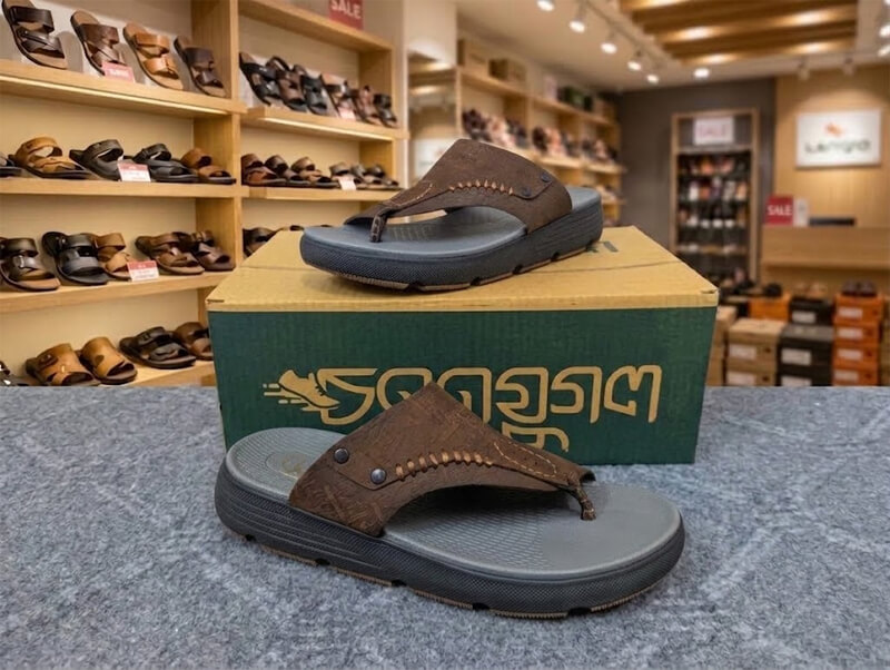 G-Fashion 100% Leather Sandals