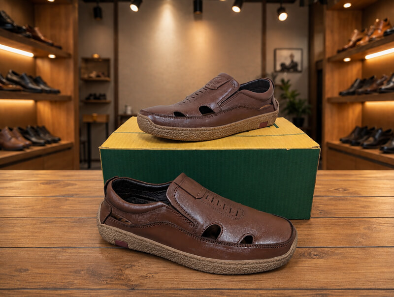 100% High Quality Leather Sandals