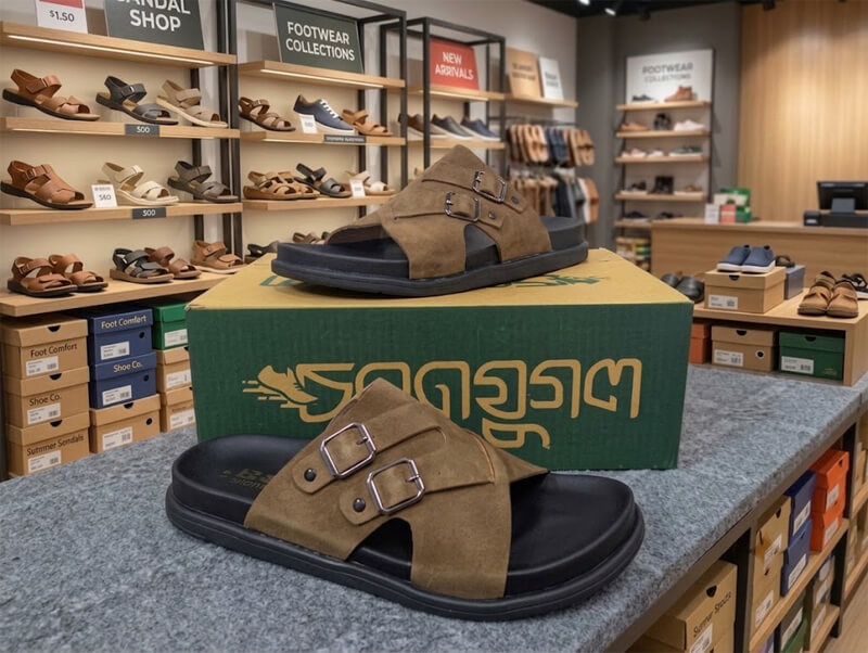 Suede Leather Sandals