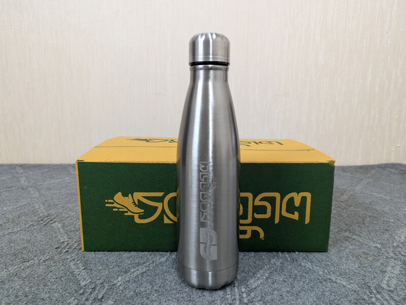 Double-walled steel water bottle (non profit product)