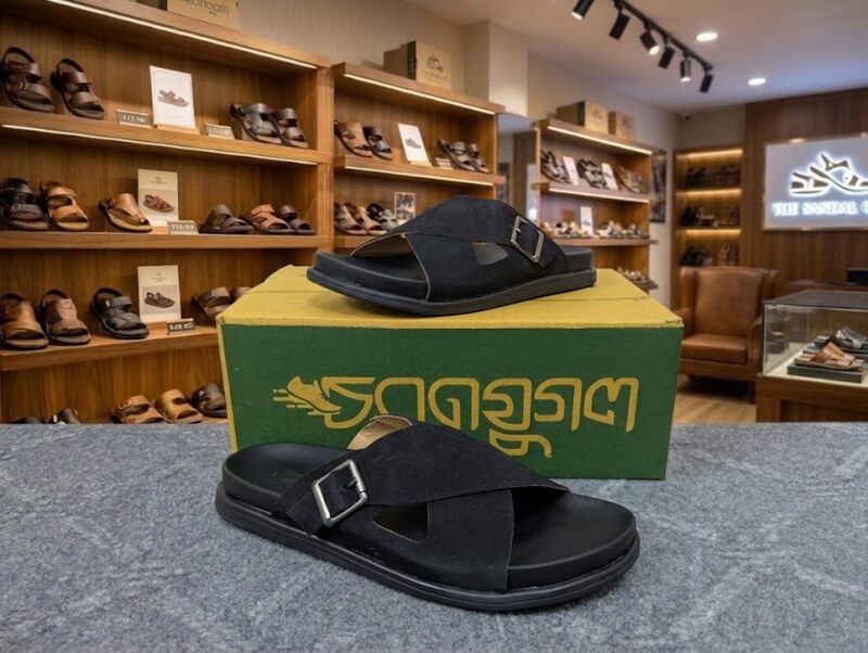 Suede Leather Sandals