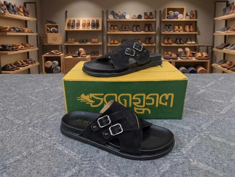 100% Suede Leather Sandals