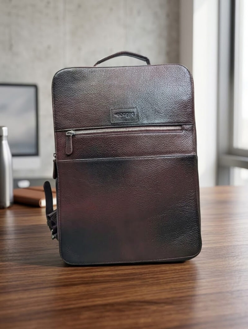 100% Premium Leather Backpack