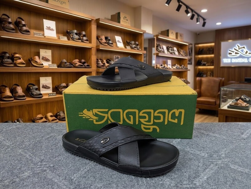 100% Leather Sandal