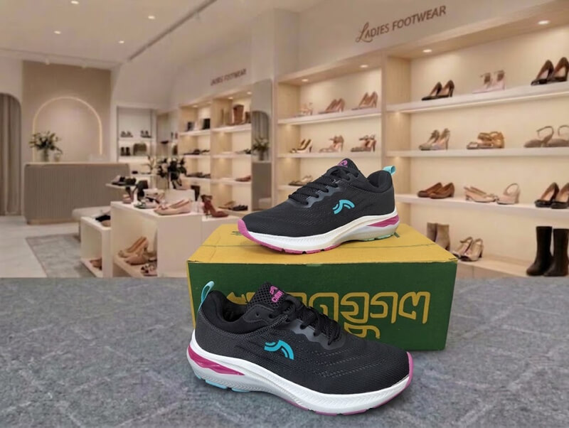 Crivit- 100% Export Daily And Running Use Shoe