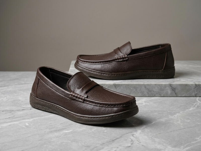 100% leather Loafers